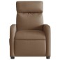 vidaXL Sillón reclinable eléctrico de tela marrón vidaXL Sillón reclinable eléctrico de tela marrón
