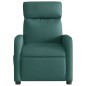 vidaXL Sillón reclinable eléctrico tela verde oscuro vidaXL Sillón reclinable eléctrico tela verde oscuro