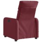 vidaXL Sillón de masaje reclinable eléctrico tela rojo tinto vidaXL Sillón de masaje reclinable eléctrico tela rojo tinto