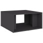 vidaXL Mesas de centro 4 pzas madera contrachapada gris 33x33x33 cm vidaXL Mesas de centro 4 pzas madera contrachapada gris 33x33x33 cm