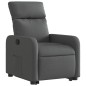 vidaXL Sillón reclinable elevable de tela gris oscuro vidaXL Sillón reclinable elevable de tela gris oscuro