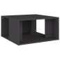 vidaXL Mesas de centro 4 pzas madera contrachapada gris 33x33x33 cm vidaXL Mesas de centro 4 pzas madera contrachapada gris 33x33x33 cm