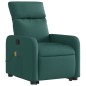 vidaXL Silla de masaje reclinable de pie de tela verde oscura vidaXL Silla de masaje reclinable de pie de tela verde oscura