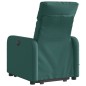 vidaXL Silla de masaje reclinable de pie de tela verde oscura vidaXL Silla de masaje reclinable de pie de tela verde oscura