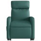 vidaXL Silla de masaje reclinable de pie de tela verde oscura vidaXL Silla de masaje reclinable de pie de tela verde oscura