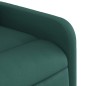 vidaXL Silla de masaje reclinable de pie de tela verde oscura vidaXL Silla de masaje reclinable de pie de tela verde oscura