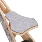 vidaXL Bicicleta de equilibrio para niños estampado gris vidaXL Bicicleta de equilibrio para niños estampado gris