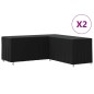 vidaXL Cubiertas de sofá forma L 2 uds tela Oxford 420D 254x254x80 cm vidaXL Cubiertas de sofá forma L 2 uds tela Oxford 420D 254x254x80 cm