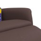 vidaXL Sillón reclinable masaje con reposapiés cuero sintético marrón vidaXL Sillón reclinable masaje con reposapiés cuero sintético marrón