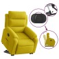 vidaXL Sillón eléctrico reclinable elevable de terciopelo amarillo vidaXL Sillón eléctrico reclinable elevable de terciopelo amarillo