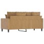 vidaXL Sofá de 2 plazas terciopelo marrón 140 cm vidaXL Sofá de 2 plazas terciopelo marrón 140 cm