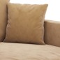 vidaXL Sofá de 2 plazas terciopelo marrón 140 cm vidaXL Sofá de 2 plazas terciopelo marrón 140 cm
