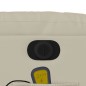 vidaXL Sillón de masaje reclinable eléctrico cuero sintético crema vidaXL Sillón de masaje reclinable eléctrico cuero sintético crema