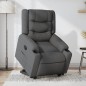 vidaXL Sillón reclinable elevable de tela gris oscuro vidaXL Sillón reclinable elevable de tela gris oscuro