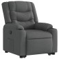 vidaXL Sillón reclinable elevable de tela gris oscuro vidaXL Sillón reclinable elevable de tela gris oscuro