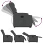 vidaXL Sillón reclinable elevable de tela gris oscuro vidaXL Sillón reclinable elevable de tela gris oscuro