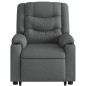 vidaXL Sillón reclinable elevable de tela gris oscuro vidaXL Sillón reclinable elevable de tela gris oscuro