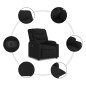 vidaXL Sillón eléctrico reclinable elevable de tela negro