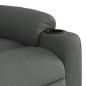 vidaXL Sillón de masaje eléctrico reclinable elevable tela gris oscuro vidaXL Sillón de masaje eléctrico reclinable elevable tela gris oscuro