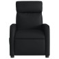 vidaXL Sillón reclinable eléctrico de cuero sintético negro