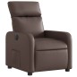 vidaXL Sillón reclinable eléctrico de cuero sintético marrón vidaXL Sillón reclinable eléctrico de cuero sintético marrón