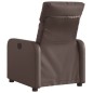 vidaXL Sillón reclinable eléctrico de cuero sintético marrón vidaXL Sillón reclinable eléctrico de cuero sintético marrón