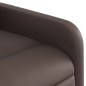 vidaXL Sillón reclinable eléctrico de cuero sintético marrón vidaXL Sillón reclinable eléctrico de cuero sintético marrón