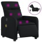 vidaXL Sillón de masaje reclinable eléctrico cuero sintético negro vidaXL Sillón de masaje reclinable eléctrico cuero sintético negro