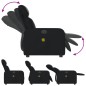 vidaXL Sillón de masaje reclinable eléctrico cuero sintético negro vidaXL Sillón de masaje reclinable eléctrico cuero sintético negro