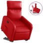 vidaXL Sillón reclinable elevable cuero artificial rojo vidaXL Sillón reclinable elevable cuero artificial rojo