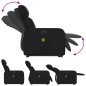 vidaXL Sillón reclinable de masaje de pie cuero artificial negro vidaXL Sillón reclinable de masaje de pie cuero artificial negro