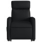 vidaXL Sillón reclinable de masaje de pie cuero artificial negro vidaXL Sillón reclinable de masaje de pie cuero artificial negro