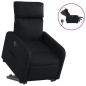 vidaXL Sillón reclinable y elevable eléctrico cuero sintético negro vidaXL Sillón reclinable y elevable eléctrico cuero sintético negro