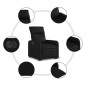 vidaXL Sillón reclinable y elevable eléctrico cuero sintético negro vidaXL Sillón reclinable y elevable eléctrico cuero sintético negro