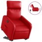 vidaXL Sillón elevable eléctrico cuero artificial rojo vidaXL Sillón elevable eléctrico cuero artificial rojo