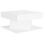 vidaXL Mesa de centro madera contrachapada blanco 57x57x30 cm vidaXL Mesa de centro madera contrachapada blanco 57x57x30 cm