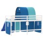 vidaXL Cama alta para niños con túnel madera pino azul 80x200 cm vidaXL Cama alta para niños con túnel madera pino azul 80x200 cm