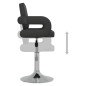 vidaXL Sillas de comedor giratorias 2 unidades cuero sintético negro vidaXL Sillas de comedor giratorias 2 unidades cuero sintético negro