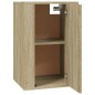 vidaXL Muebles para TV de pared 2 uds roble Sonoma 40x34,5x60 cm vidaXL Muebles para TV de pared 2 uds roble Sonoma 40x34,5x60 cm