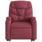 vidaXL Sillón eléctrico reclinable elevable de tela rojo tinto vidaXL Sillón eléctrico reclinable elevable de tela rojo tinto