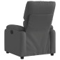 vidaXL Sillón reclinable eléctrico de tela gris oscuro vidaXL Sillón reclinable eléctrico de tela gris oscuro
