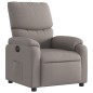 vidaXL Sillón reclinable eléctrico tela gris taupé vidaXL Sillón reclinable eléctrico tela gris taupé