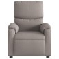 vidaXL Sillón reclinable eléctrico tela gris taupé vidaXL Sillón reclinable eléctrico tela gris taupé