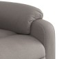 vidaXL Sillón reclinable eléctrico tela gris taupé vidaXL Sillón reclinable eléctrico tela gris taupé
