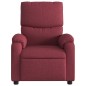 vidaXL Sillón de masaje reclinable eléctrico tela rojo tinto vidaXL Sillón de masaje reclinable eléctrico tela rojo tinto