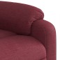 vidaXL Sillón de masaje reclinable eléctrico tela rojo tinto vidaXL Sillón de masaje reclinable eléctrico tela rojo tinto