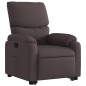 vidaXL Sillón reclinable elevable tela marrón oscuro vidaXL Sillón reclinable elevable tela marrón oscuro