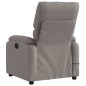 vidaXL Sillón reclinable de masaje eléctrico tela gris taupe vidaXL Sillón reclinable de masaje eléctrico tela gris taupe