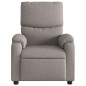 vidaXL Sillón reclinable de masaje eléctrico tela gris taupe vidaXL Sillón reclinable de masaje eléctrico tela gris taupe