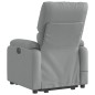 vidaXL Sillón de masaje reclinable de pie de tela gris claro vidaXL Sillón de masaje reclinable de pie de tela gris claro